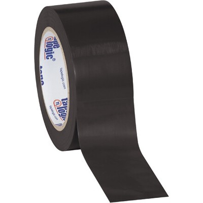 2'' x 36 yds. Black Tape Logic? Solid Vinyl Safety Tape 6 Mil 24 Rls/Case