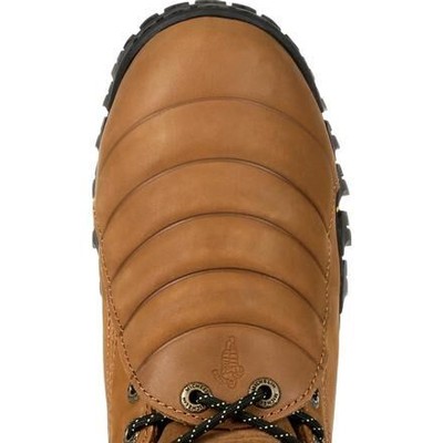 Pre-owned Michelin Men's 6" Sledge Steel Toe External Metatarsal Guard Work Boot Brown - X
