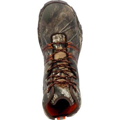 Pre-owned Realtree Muck Boot Company Men's Alpha Pursuit Ankle Boot Brown/orange/ Apx - Map
