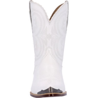 Pre-owned Durango Women's 8" Crush™ By  Western Fashion Boot Pearl White - Drd0465