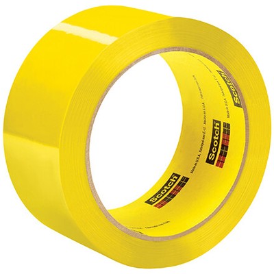2'' x 55 yds. Yellow 3M? 373 Carton Sealing Tape 2.5 Mil 36 Rls/Case