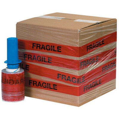5'' x 500' ''FRAGILE'' 80 Gauge Goodwrappers? Identi-Wrap 6 RLS