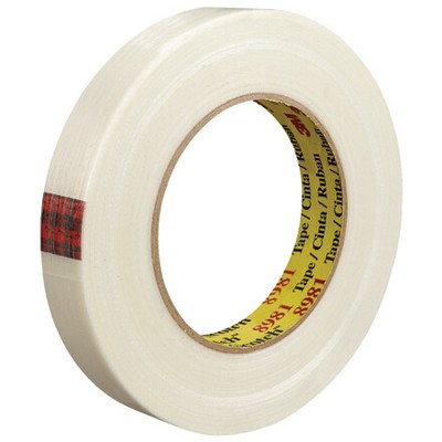 3/4'' x 60 yds. 3M? 8981 Strapping Tape 6.6 Mil 12 Rls/Case