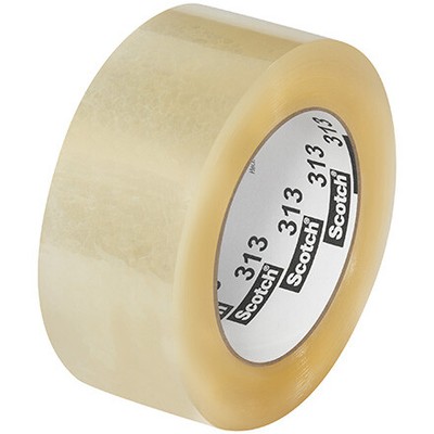 2'' x 110 yds. Clear 3M? 313 Carton Sealing Tape 2.5 Mil 36 Rls/Case
