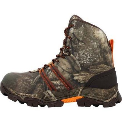 Pre-owned Realtree Muck Boot Company Men's Alpha Pursuit Ankle Boot Brown/orange/ Apx - Map