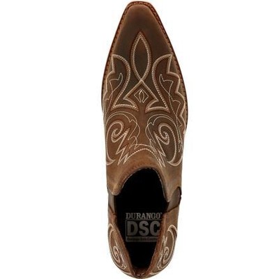 Pre-owned Durango Women's Crush™ By  Western Bootie Coffee Brown - Drd0399, Coffee