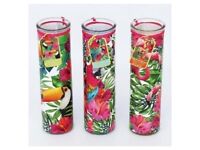 Trio of tropical candles