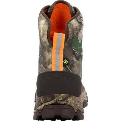 Pre-owned Realtree Muck Boot Company Men's Alpha Pursuit Ankle Boot Brown/orange/ Apx - Map