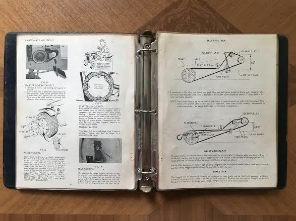 Vintage Original 1965-1967 Sears Tractor Manual, 10 hp Suburban Tractor