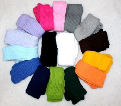 8 New Slouch Knee Socks 5 color Long Warm  Soccer Hooters Sports School dance