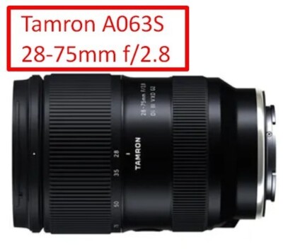 Tamron A063S 28-75mm f/2.8 Di III VXD G2 Zoom Lens for Sony E