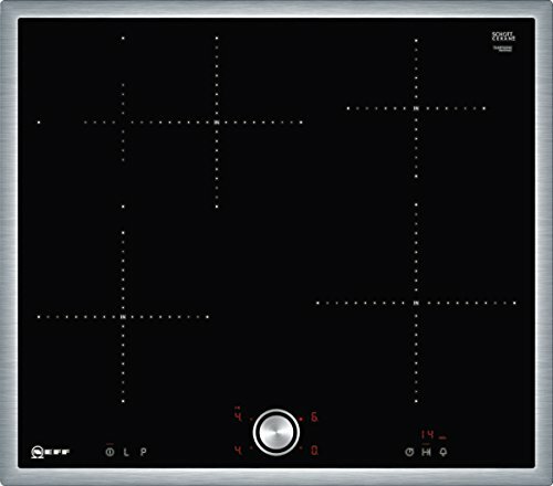 Kochfelder mit ebener Edelstahl-Oberfläche