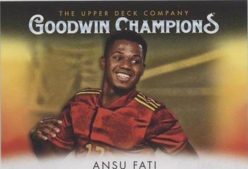 2021 UD Goodwin Champions Ansu Fati Rookie RC #96 FC 2021 UD Goodwin Champions Ansu Fati Rookie RC #96 FC