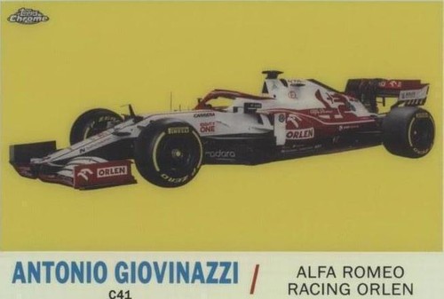 2021 Topps Chrome Formula 1 - Antonio Giovinazzi #T61-AG