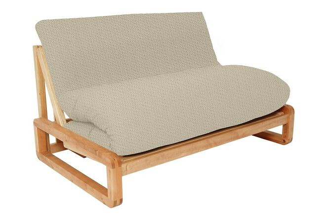 2 Seater Solid Birch Loop Futon Sofa Bed By Futon Company With