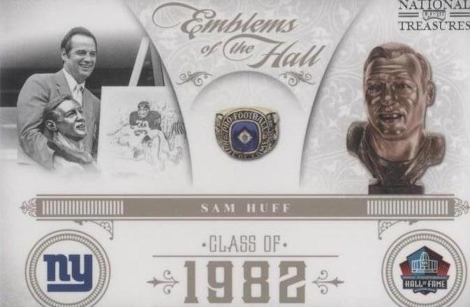 2011 Playoff National Treasures Sam Huff #18
