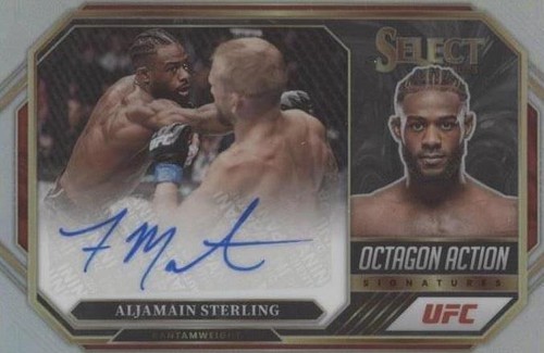 2023 Panini Select UFC - Aljamain Sterling #OA-AJS