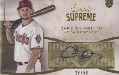 2014 Topps Supreme - Chris Owings #SSU-CO