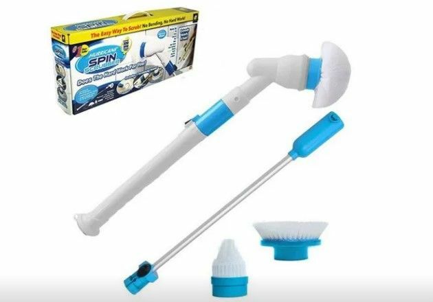 Spazzola Rotante Elettrica Spin Scrubber Hurricane Senza Fili Tutti I Pavimenti