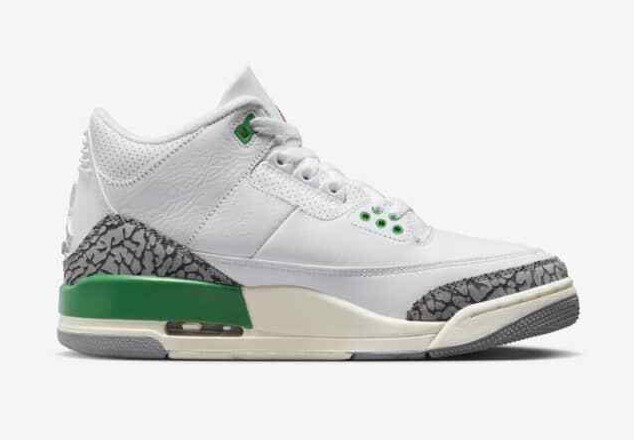 Pre-owned Jordan Nike Wmns Air  3 Retro Lucky Green Ck9246-136 Us (w) 8 - 12 Women In Multicolor