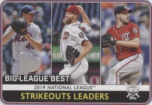 2020 Topps Big League - Jacob deGrom Max Scherzer Stephen Strasburg #258