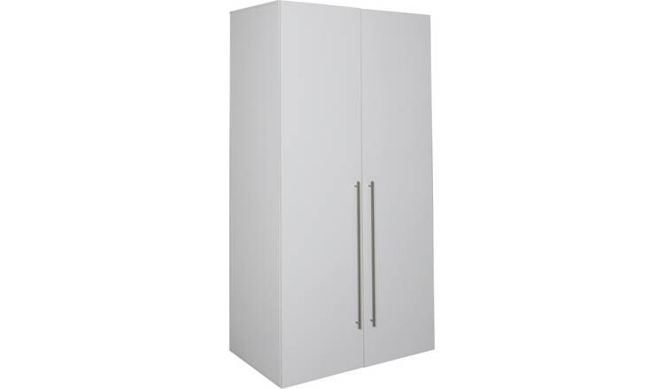 Argos Atlas Double Door White Wardrobe Bought July 2019 Non