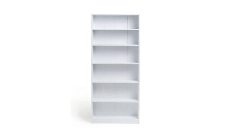 Maine Tall Bookcase White In, 6 Foot Tall White Bookcase