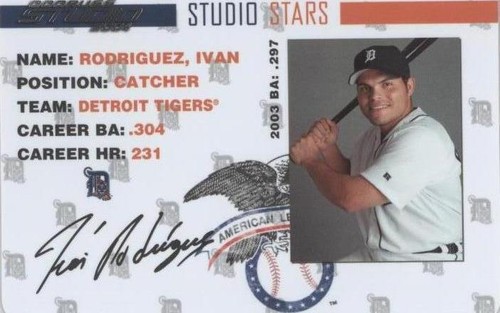 2004 Donruss Studio - Ivan Rodriguez #SS-22