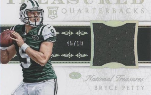 2015 Panini National Treasures Bryce Petty #TQB-BP