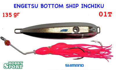 INCHIKU ENGETSU BOTTOM SHIP 135 gr Col. 01T SILVER PINK SHIMANO RJ135IE01T MARE