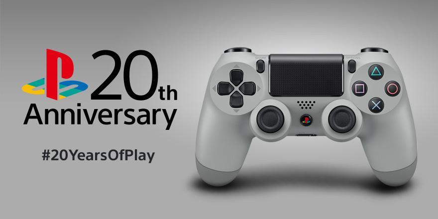 PlayStation 4: DualShock 4 Wireless Controller - 20th ...
