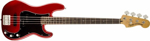 Squier FSR Sonic Precision Bass Guitar, Maple FB, Graffiti Yellow