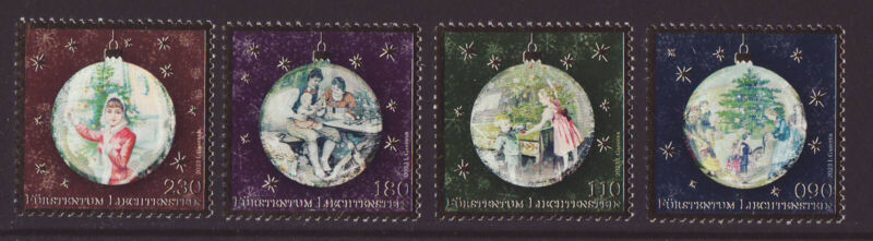 Liechtenstein 2023 MNH - Christmas 2023 - set of 4 stamps
