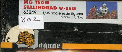 Jaguar 1:35 MG Team Stalingrad w/ Base 2 Resin Figures Kit #63049