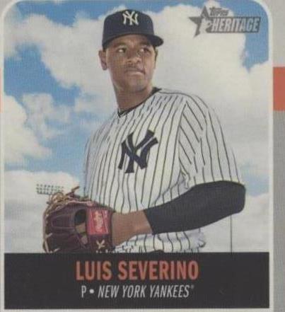 2019 Topps Heritage - Luis Severino #CCR-LS