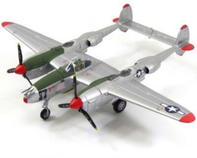 Franklin Mint TFMB11B280 Airplane P-38 Lightning 1/48 Die-cast MB