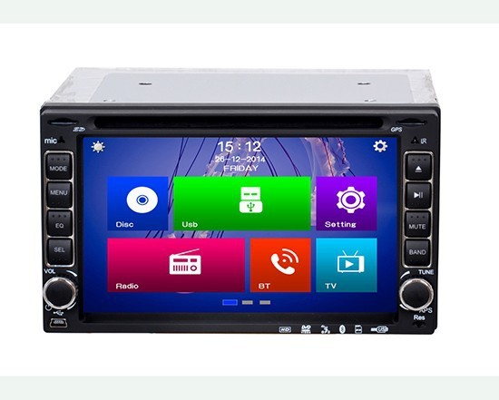Media Player Auto 6206 Lettore Dvd Radio Sd Cd Usb 2 Din Touch Screen 16:9 hsb