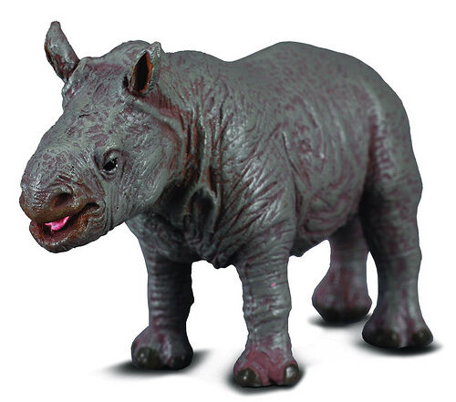 CollectA 88089 White Rhinoceros Calf African Wildlife Toy Animal Replica - NIP