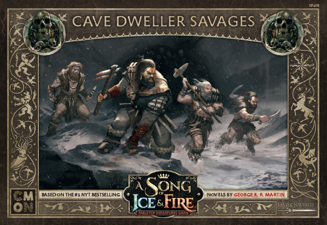 Free Folk Cave Dweller Savages A Song of Ice & Fire Miniatures ASOIAF CMON NIB