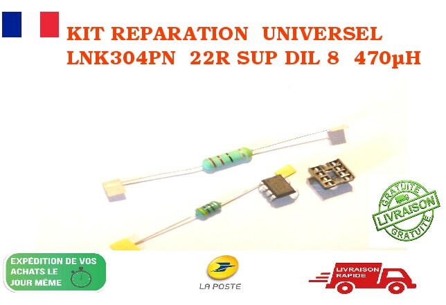 Kit Lnk304pn, Self 470uh - 280ma, Resistance 22 Ohms 3w, Support Dip8,L1790