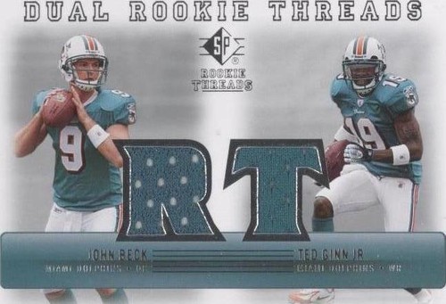 2007 SP Rookie Threads John Beck Ted Ginn Jr. #DRT-GB