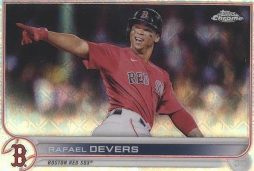 2022 Topps Chrome Logofractor Edition - Rafael Devers #47