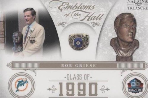 2011 Playoff National Treasures Bob Griese #26