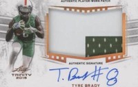 2019 Leaf Trinity Tyre Brady #PA-TB1