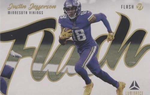 2020 Panini Luminance #117 Justin Jefferson Rookie Card AGC