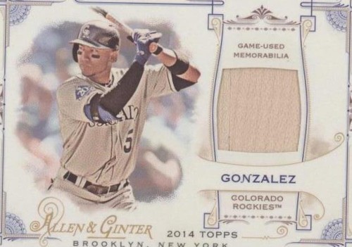 2014 Topps Allen & Ginter's - Carlos Gonzalez #FRB-CG
