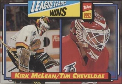 1992-93 Topps - Kirk McLean Tim Cheveldae #225