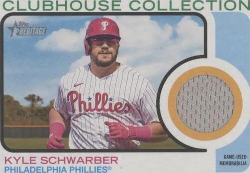 2022 Topps Heritage High Number - Kyle Schwarber #CCR-KS