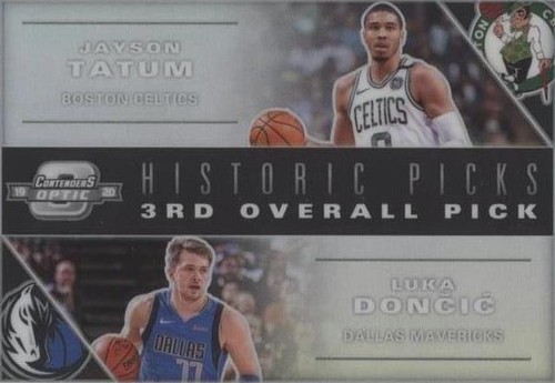 Luka Doncic 2019-20 Contenders Optic Numbers Game Blue