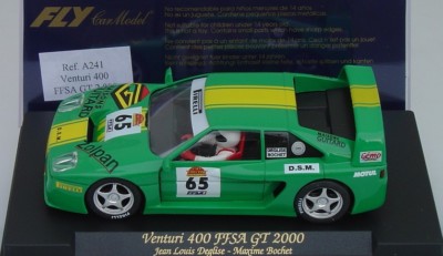 FLY A241 VENTURI 400 FFSA GT 2000 1/32 SLOT CAR